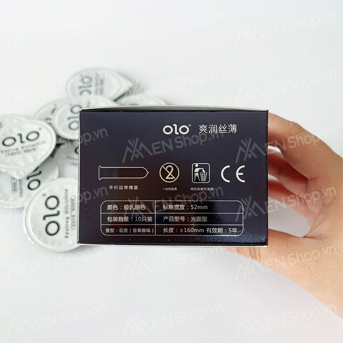 Hình ảnh thực tế của Bao Cao Su Siêu Mỏng Olo Feeling - Mỏng 0,01mm - Hương Chocolate