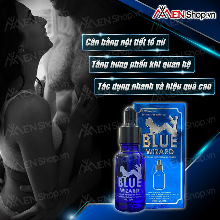 Công dụng và chức năng của tinh chât kích thích nữ Blue Wizard