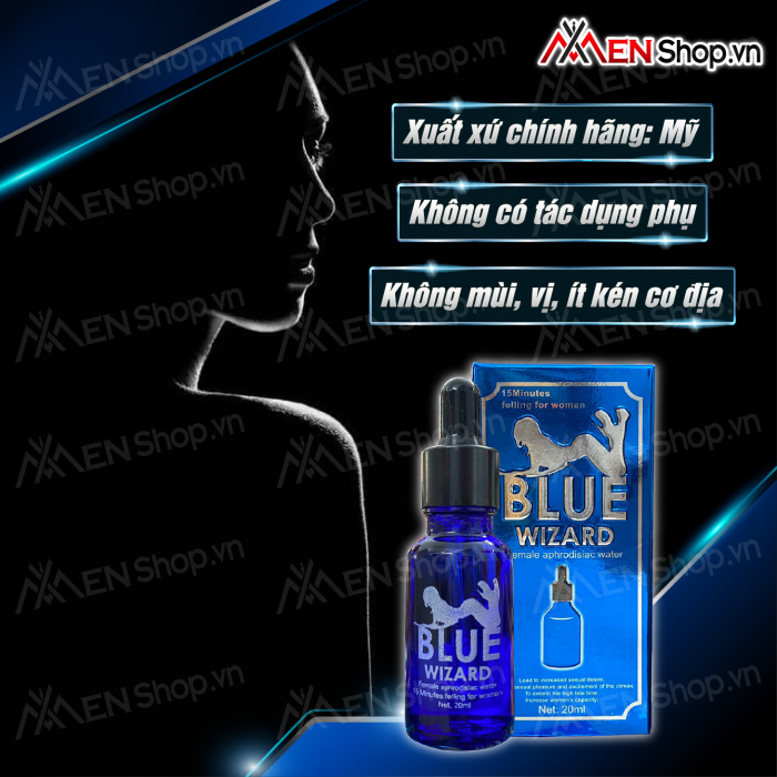 Công dụng và chức năng của tinh chât kích thích nữ Blue Wizard