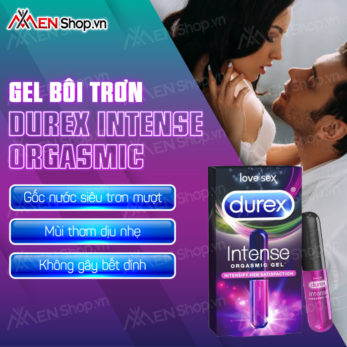 Công dụng và chức năng của Gel Bôi Trơn Mỹ Durex Intense Orgasmic - Kích Thích & Tăng Khoái Cảm Nữ, Cấp Ẩm - 10ml