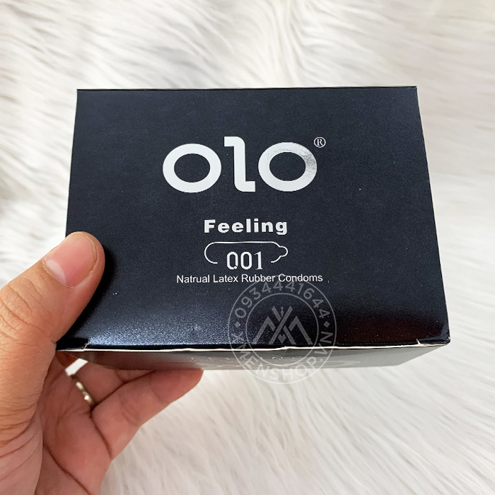 Hình ảnh thực tế của Bao Cao Su Siêu Mỏng Olo Feeling - Mỏng 0,01mm - Hương Chocolate