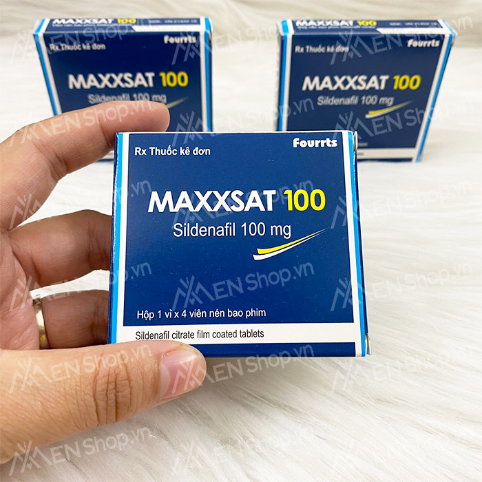 Cương Dương Maxxsat 100 - 100mg - Chính Hãng Ấn Độ - Hỗ Trợ Sinh Lý Nam