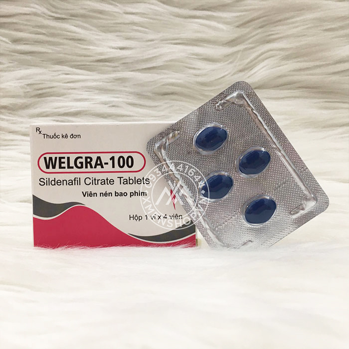 Hình ảnh thực tế về thuốc hỗ trợ cương dương Welgra 100
