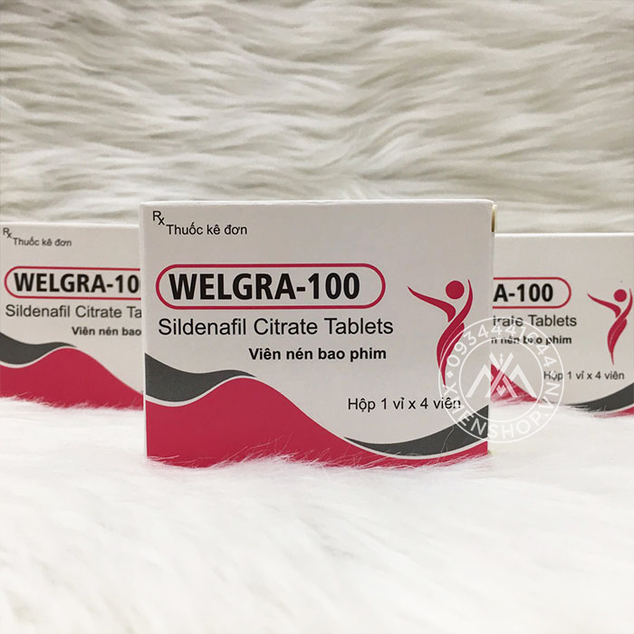Hình ảnh thực tế về thuốc hỗ trợ cương dương Welgra 100