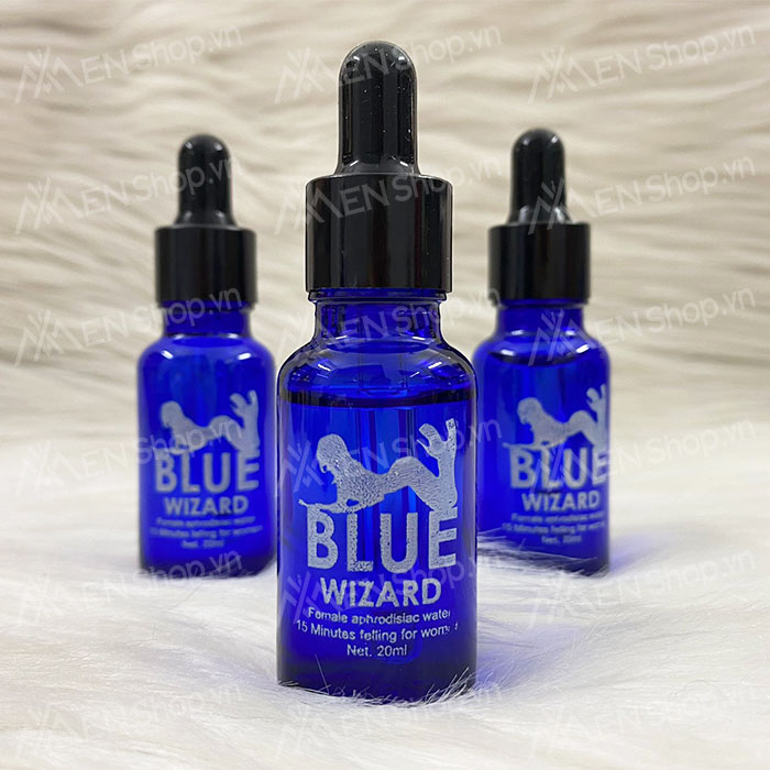 hình ảnh thực tế của tinh chất kích thích nữ Blue Wizard