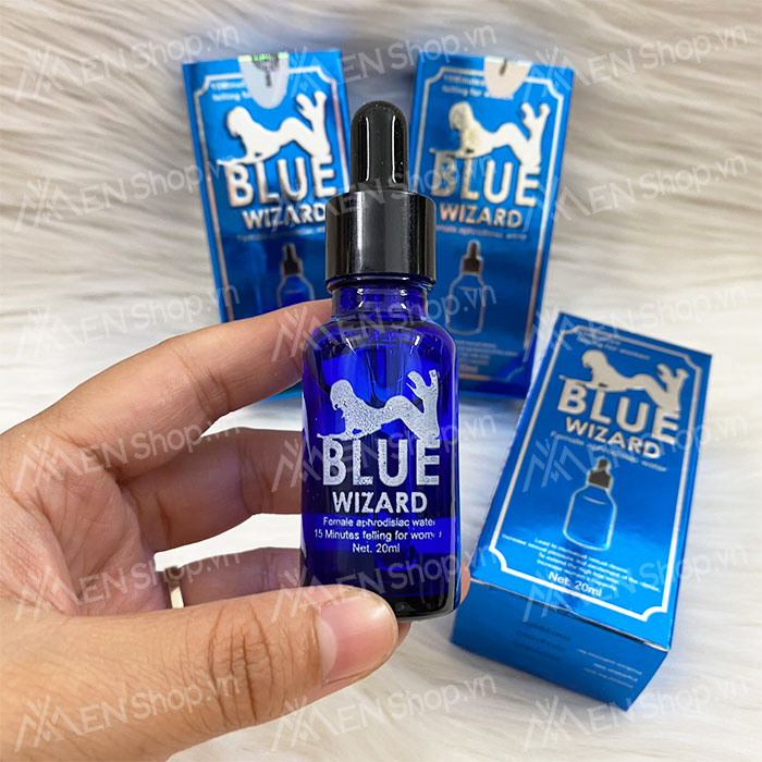hình ảnh thực tế của tinh chất kích thích nữ Blue Wizard