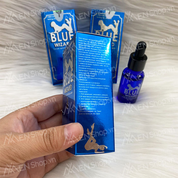 hình ảnh thực tế của tinh chất kích thích nữ Blue Wizard