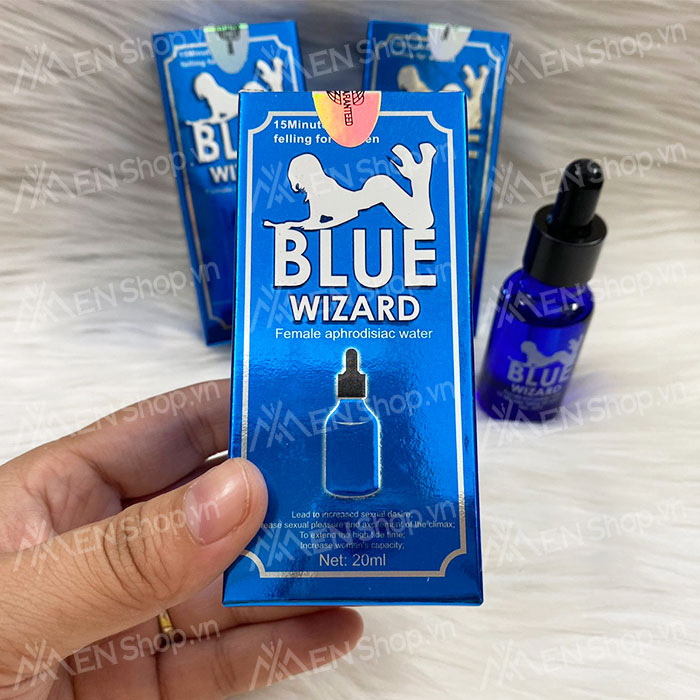 hình ảnh thực tế của tinh chất kích thích nữ Blue Wizard