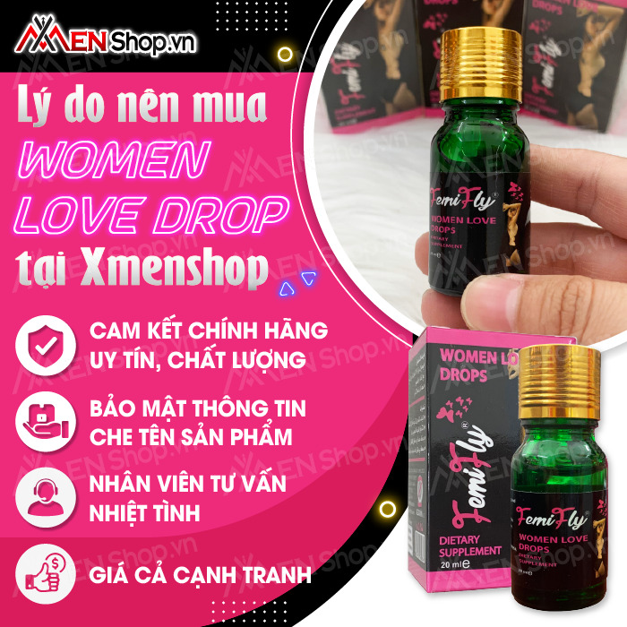 Công dụng và chức năng của WOMEN LOVE DROP