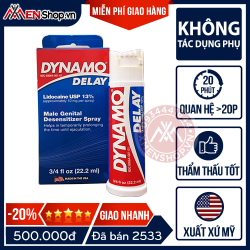 Dynamo Delay - Chai Xịt Thông Minh Chống Xuất Sớm