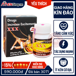 Viên Uống Kích Thích Nữ DRUGS XXX - Không Mùi, Không Vị  - 10 Viên