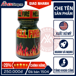 Chai Hít Popper Hell Fire - Bùng Cháy Cảm Xúc - 10ml