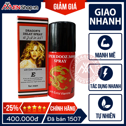 Chai Xịt Kéo Dài Thời Gian Super Dooz 34000 Spray