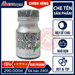 Chai Hít Popper Jungle Juice Plus - 10ml - Tuông Trào Mạnh Mẽ