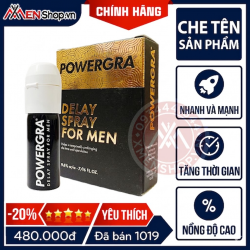 Chai xịt Mỹ Powergra Delay Spray For Men - Chai 13ml