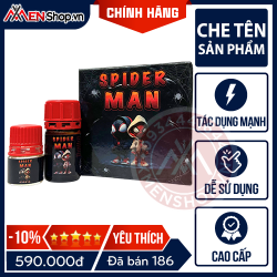 Combo Chai Hít Popper Cao Cấp Spider Man 60ml - Chạm Đỉnh Cảm Xúc