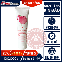 Gel Bôi Trơn Silk Touch Peach - Gốc Nước, Siêu Trơn, Hương Đào - 100ml