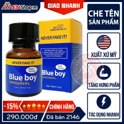 Chai Hít Popper Blue Boy - Sức Mạnh Bùng Nổ - 10ml