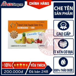 Viên Nhai Kamagra Hương Trái Cây 100mg