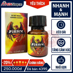 Chai Hít Popper Fiery Dragon - 10ml - Lửa Rồng